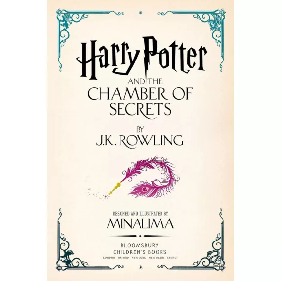 Harry Potter és a Titkok Kamrája – MinaLima könyv, angol