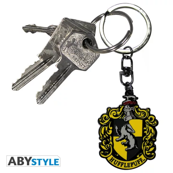 Harry Potter – Hugrabug címeres fém kulcstartó Harry Potter – Hugrabug címeres fém kulcstartó