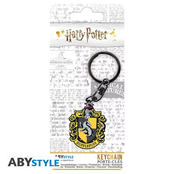 Harry Potter – Hugrabug címeres fém kulcstartó Harry Potter – Hugrabug címeres fém kulcstartó