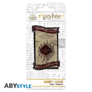 Harry Potter - Tekergők Térképe prémium mágnes