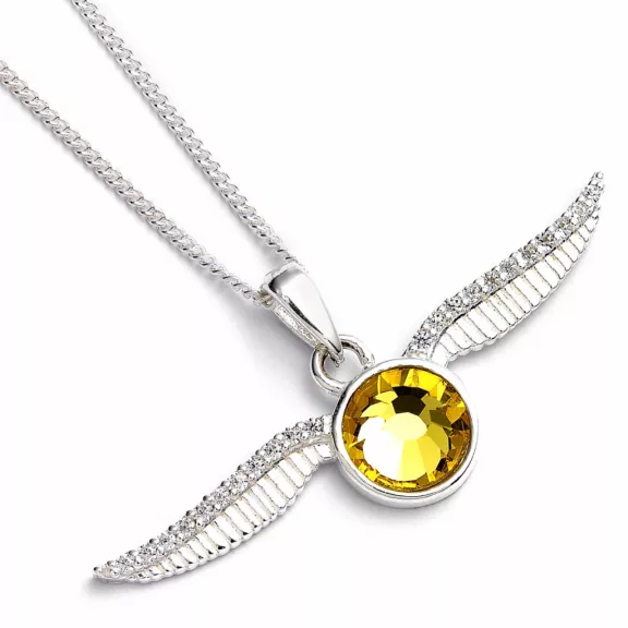 Harry Potter kristályos Aranycikesz sterling ezüst nyaklánc Harry Potter kristályos Aranycikesz sterling ezüst nyaklánc