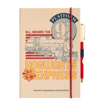   Harry Potter - 9 és 3/4 Vágány prémium A5 jegyzetfüzet tollal