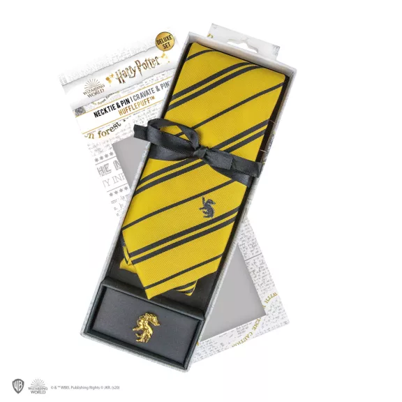 Hugrabug Nyakkendő Deluxe Díszdobozos Kiadás – Harry Potter Ajándékszett Hugrabug Nyakkendő Deluxe Díszdobozos Kiadás – Harry Potter Ajándékszett