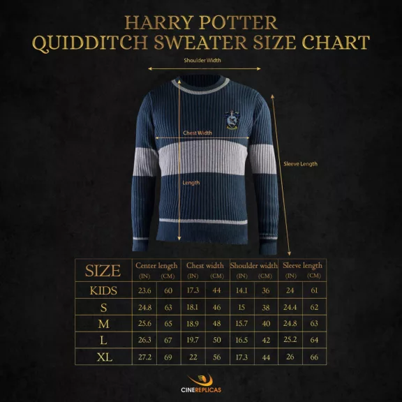 Harry Potter Hollóhát Kviddics Pulóver M