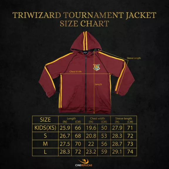 Harry Potter Griffendél Trimágus Tusa Kabát M Harry Potter Griffendél Trimágus Tusa Kabát M