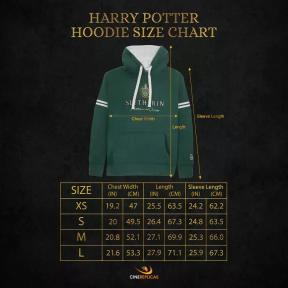 Harry Potter - Mardekár kapucnis pulóver Harry Potter - Mardekár kapucnis pulóver