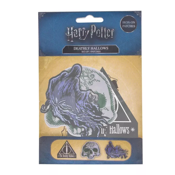 Harry Potter Halál ereklyéi (Deathly Hallows) Deluxe felvarrók, 3 darabos szett Harry Potter Halál ereklyéi (Deathly Hallows) Deluxe felvarrók, 3 darabos szett