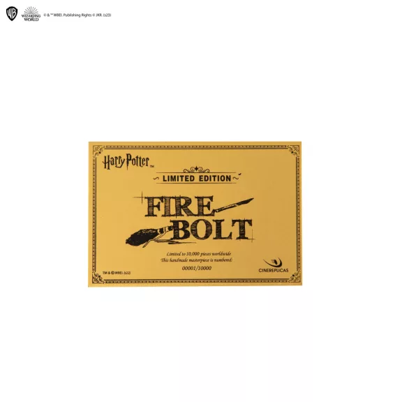 Harry Potter Firebolt - Tűzvillám seprű – Limitált kiadású replika, 165 cm Harry Potter Firebolt - Tűzvillám seprű – Limitált kiadású replika, 165 cm