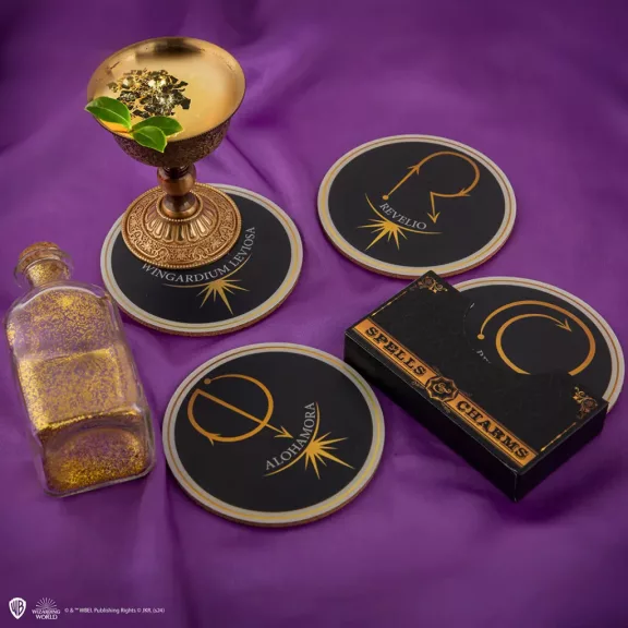 Harry Potter - Bűbájok 4 darabos poháralátét készlet Harry Potter - Bűbájok 4 darabos poháralátét készlet
