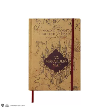   Harry Potter - Tekergők Térképe jegyzetfüzet kis térképpel
