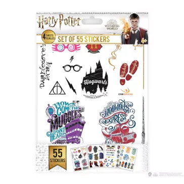 Harry Potter 55 darabos matrica szett