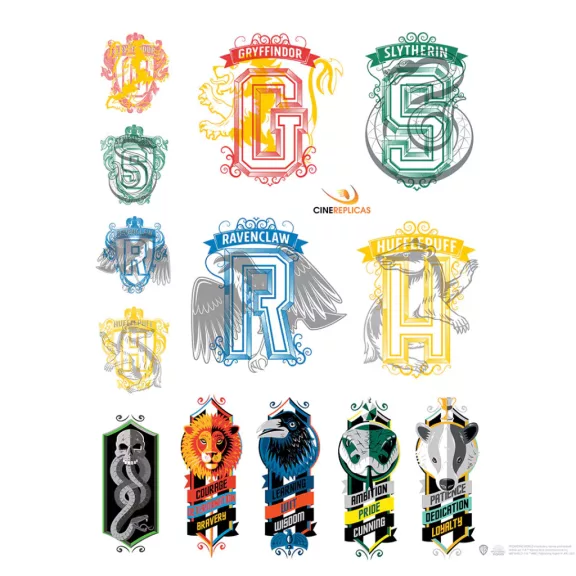 Harry Potter 55 darabos matrica szett Harry Potter 55 darabos matrica szett
