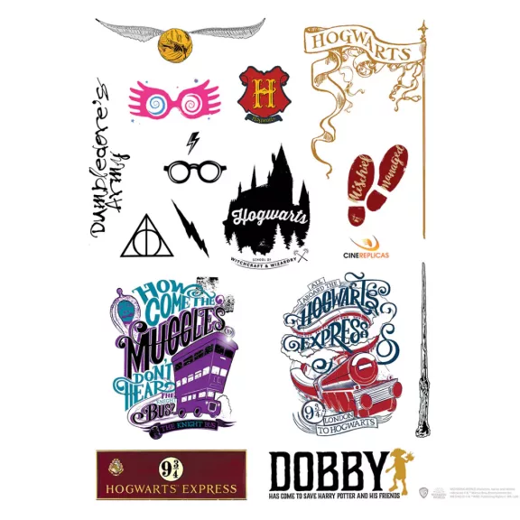 Harry Potter 55 darabos matrica szett Harry Potter 55 darabos matrica szett
