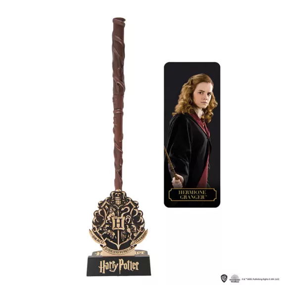 Harry Potter - Hermione Granger varázspálca toll bemutatóállvánnyal Harry Potter - Hermione Granger varázspálca toll bemutatóállvánnyal