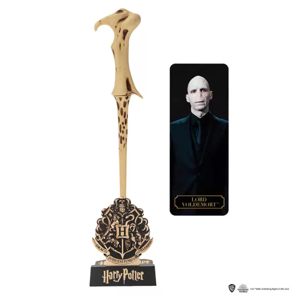 Harry Potter - Voldemort varázspálca toll bemutatóállvánnyal