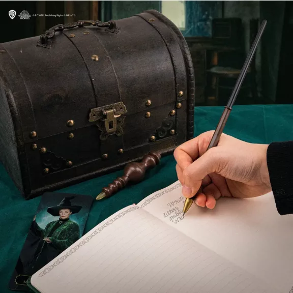 Harry Potter - Minerva McGalagony varázspálca toll tartóval és lentikuláris könyvjelzővel Harry Potter - Minerva McGalagony varázspálca toll tartóval és lentikuláris könyvjelzővel