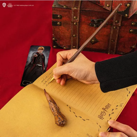 Harry Potter - Ron Weasley varázspálca toll tartóval és lentikuláris könyvjelzővel Harry Potter - Ron Weasley varázspálca toll tartóval és lentikuláris könyvjelzővel