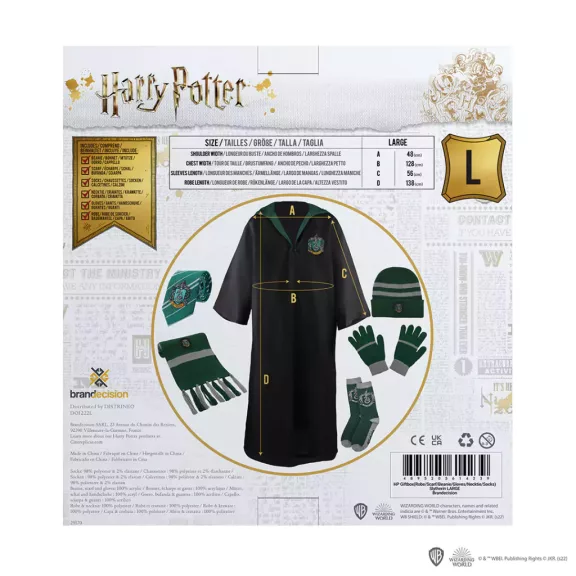Harry Potter - Mardekár 6 darabos ruhacsomag S Harry Potter - Mardekár 6 darabos ruhacsomag S