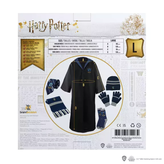 Harry Potter - Hollóhát 6 darabos ruhacsomag S Harry Potter - Hollóhát 6 darabos ruhacsomag S