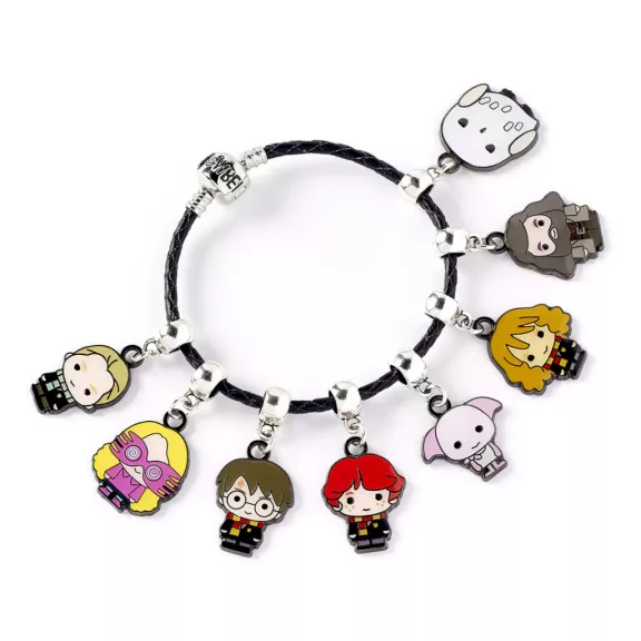 Harry Potter fekete bőr charm karkötő Harry Potter fekete bőr charm karkötő