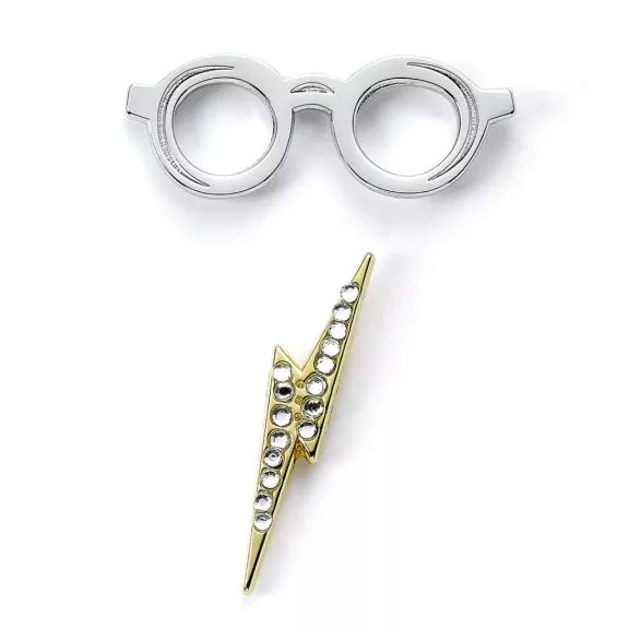 Harry Potter - Szemüveg és villám kitűző Harry Potter - Szemüveg és villám kitűző