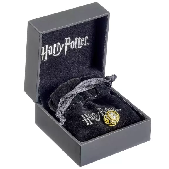 Harry Potter - Időnyerő aranyozott 925-ös sterling ezüst elválasztó gyöngy kristályokkal Harry Potter - Időnyerő aranyozott 925-ös sterling ezüst elválasztó gyöngy kristályokkal