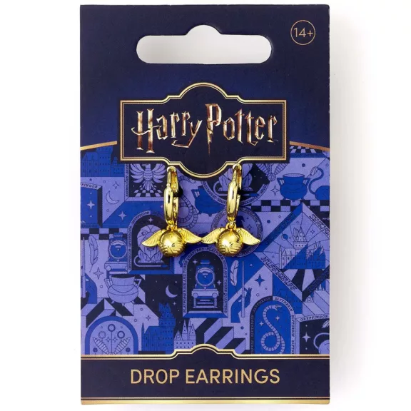 Harry Potter - Aranycikesz aranyszínű fülbevaló Harry Potter - Aranycikesz aranyszínű fülbevaló