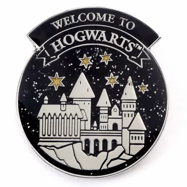 Harry Potter „Welcome to Hogwarts” Roxfort Kitűző