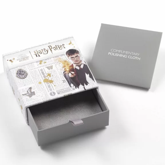 Harry Potter Aranyozott Sterling Ezüst Időnyerő Nyaklánc Kristályokkal Harry Potter Aranyozott Sterling Ezüst Időnyerő Nyaklánc Kristályokkal