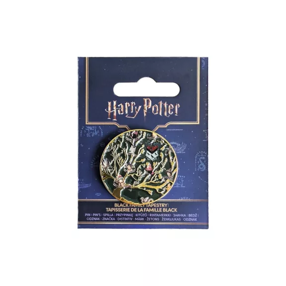 Harry Potter Black Családfa Kitűző – A Nemes és Ősi Black Ház Relikviája Harry Potter Black Családfa Kitűző – A Nemes és Ősi Black Ház Relikviája