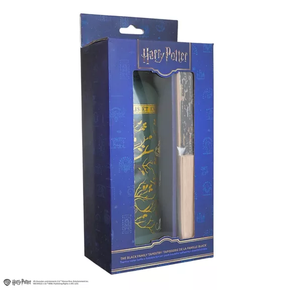 Harry Potter - Black család hőtartó kulacs és legyező szett