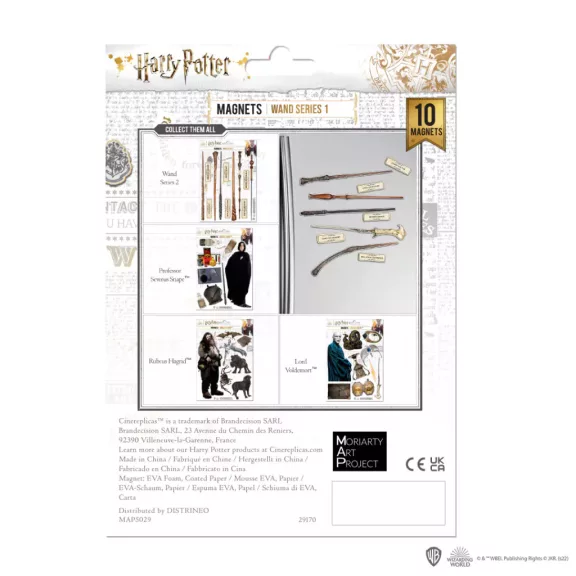 Harry Potter - Varázspálcák habmágnes készlet Harry Potter - Varázspálcák habmágnes készlet