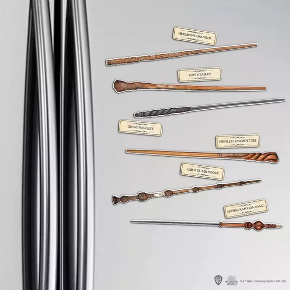 Harry Potter - Varázspálcák habmágnes készlet Harry Potter - Varázspálcák habmágnes készlet