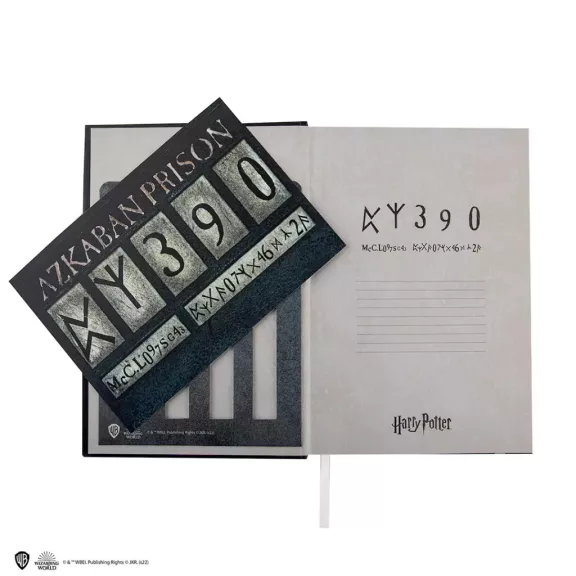 Harry Potter - Sirius Black azkabani keményfedeles jegyzetfüzet könyvjelzővel