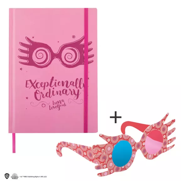Harry Potter - Luna Lovegood keményfedeles jegyzetfüzet könyvjelzővel Harry Potter - Luna Lovegood keményfedeles jegyzetfüzet könyvjelzővel