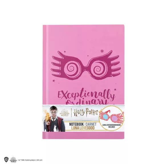 Harry Potter - Luna Lovegood keményfedeles jegyzetfüzet könyvjelzővel Harry Potter - Luna Lovegood keményfedeles jegyzetfüzet könyvjelzővel