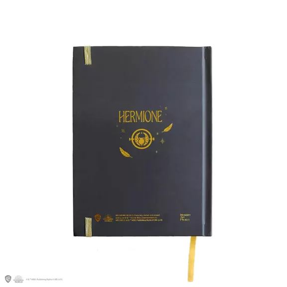 Harry Potter - Hermione és varázsigék keményfedeles jegyzetfüzet könyvjelzővel