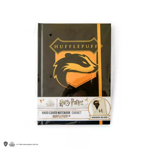 Harry Potter - Hugrabug címer keményfedeles jegyzetfüzet könyvjelzővel Harry Potter - Hugrabug címer keményfedeles jegyzetfüzet könyvjelzővel