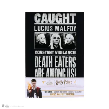 Lucius Malfoy azkabani fogoly puhafedeles jegyzetfüzet