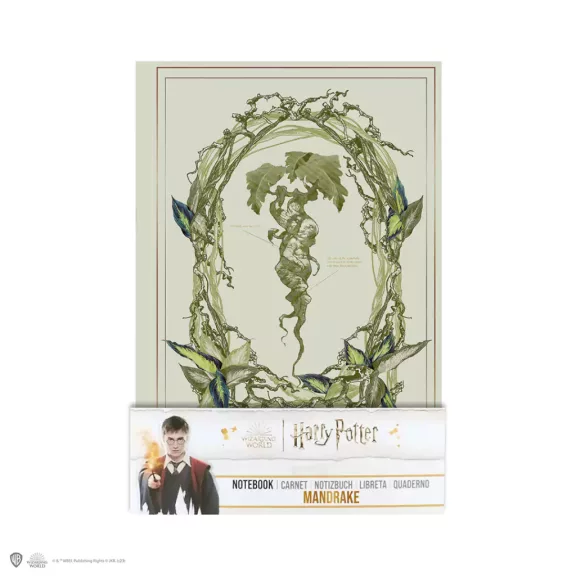 Harry Potter - Mandragóra puhafedeles jegyzetfüzet Harry Potter - Mandragóra puhafedeles jegyzetfüzet