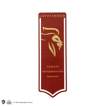 Harry Potter – Griffendél címeres fém könyvjelző