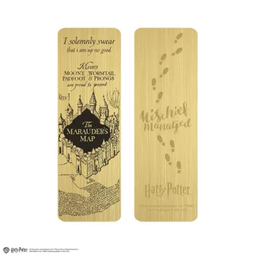 Harry Potter - Tekergők Térképe fém könyvjelző