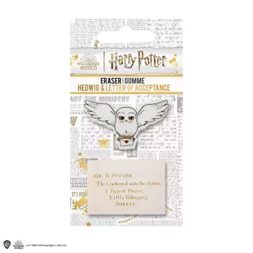 Harry Potter - Hedvig és levél 2 darabos radírszett