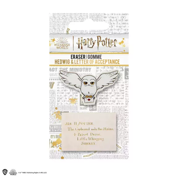 Harry Potter - Hedvig és levél 2 darabos radírszett Harry Potter - Hedvig és levél 2 darabos radírszett