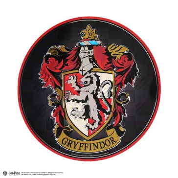   Harry Potter - Griffendél kerek alumínium dekorációs tábla