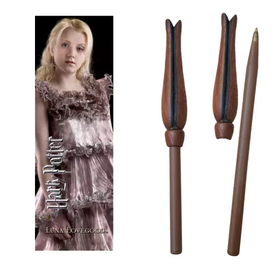 Harry Potter – Luna Lovegood varázspálcás toll és könyvjelző szett Harry Potter – Luna Lovegood varázspálcás toll és könyvjelző szett