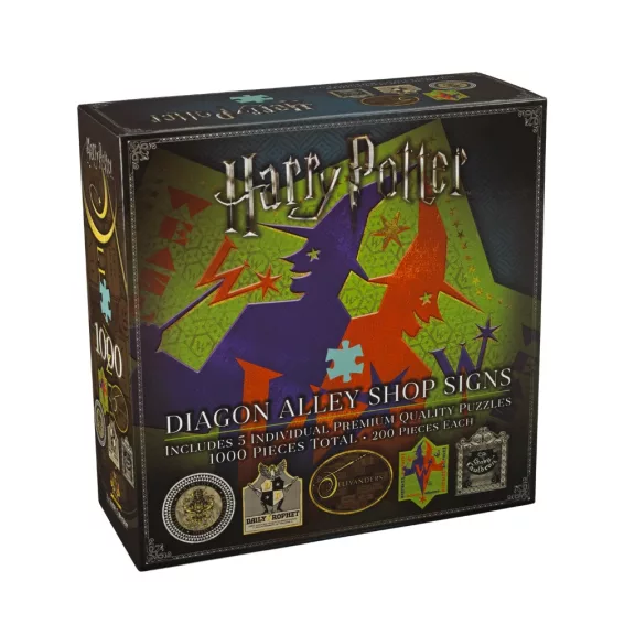 Harry Potter – Abszol úti bolttáblák puzzle szett (5 x 200 db) Harry Potter – Abszol úti bolttáblák puzzle szett (5 x 200 db)