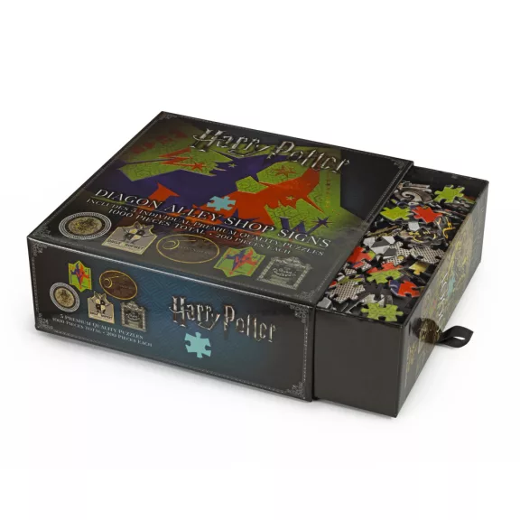 Harry Potter – Abszol úti bolttáblák puzzle szett (5 x 200 db) Harry Potter – Abszol úti bolttáblák puzzle szett (5 x 200 db)
