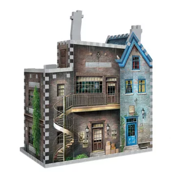   Harry Potter - Ollivander pálcaboltja és Scribbulus írószerbolt 295 darabos Wrebbit 3D puzzle