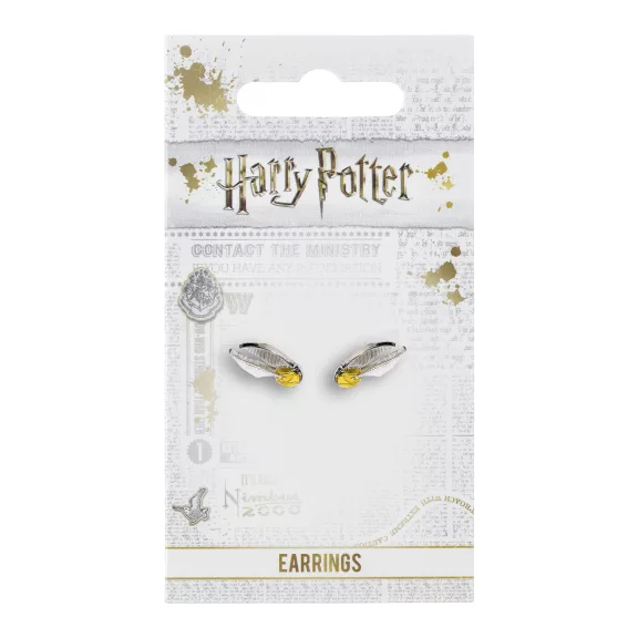 Harry Potter Aranycikesz Ezüstözött Fülbevaló Harry Potter Aranycikesz Ezüstözött Fülbevaló